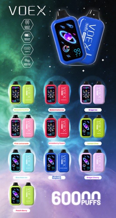 VOEX Space 60000 Puffs Disposable Vape Wholesale manufacturers